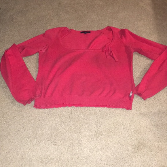 Burberry Sweaters - Authentic red Burberry sweater